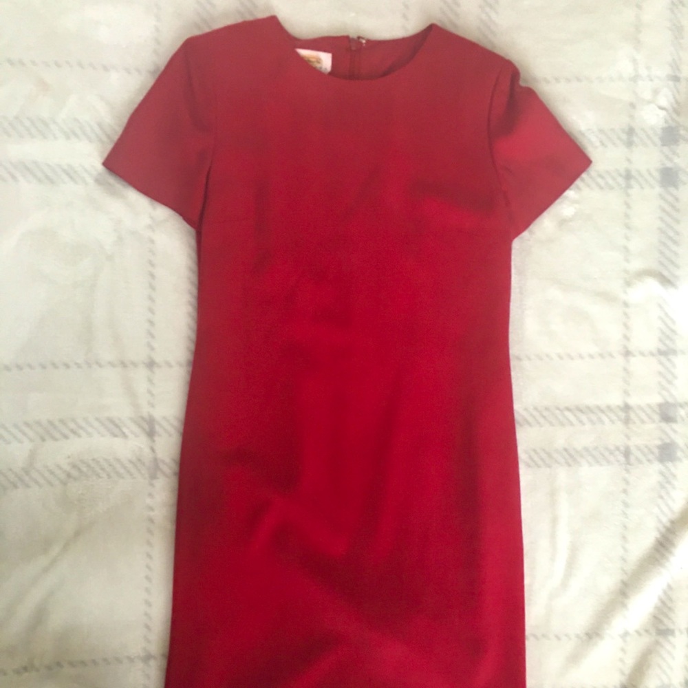 Red Talbots dress, size 6 Petites